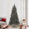 vidaXL Artificial Christmas Tree with 300 LEDs with Stand Green 210 cm