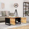vidaXL Coffee Table 80x50x40 cm Solid Wood Mango&Engineered Wood