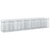 vidaXL Gabion Raised Bed 2 pcs 300 x 50 x 60 cm Galvanised Steel