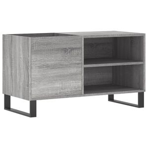 vidaXL Record Cabinet Grey Sonoma 85x38x48 cm Engineered Wood