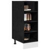vidaXL Kitchen Base Cabinet with Shelf Black oak 30 x 44.5 x 81.5 cm