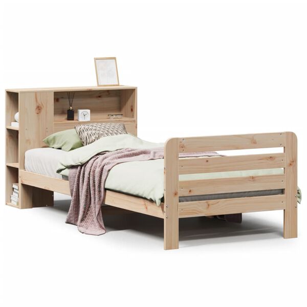 vidaXL Bed Frame without Mattress 90x200 cm Solid Wood Pine