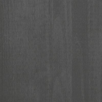 vidaXL Top for Highboard HAMAR Dark Grey 85x35x100cm Solid Wood Pine