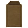 vidaXL Garden Planter Honey Brown 200x50x70 cm Solid Pinewood
