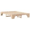 vidaXL Bed Frame Natural 150 x 200 cm Solid Pine Wood