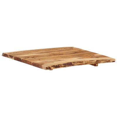 vidaXL Table Top Solid Acacia Wood 58x(50-60)x2.5 cm