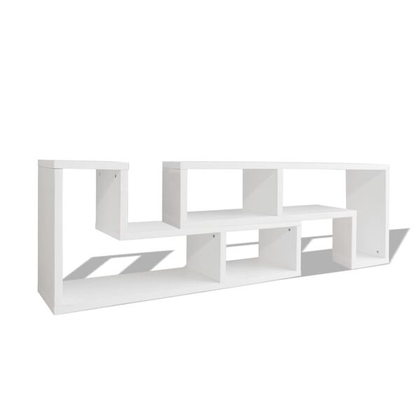 vidaXL TV Cabinet Double L-Shaped White