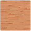 vidaXL Table Top 80x80x1.5 cm Square Solid Wood Beech