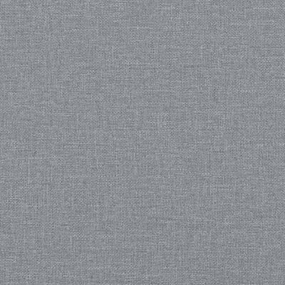 vidaXL Day Bed Light Grey 90x190 cm Fabric