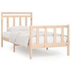 vidaXL Bed Frame without Mattress Solid Wood Pine 100x200 cm