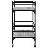 vidaXL Kitchen Trolley Grey Sonoma 82x40x78.5 cm Engineered Wood