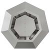 vidaXL Planter Silver 50 x 50 x 40 cm Stainless Steel