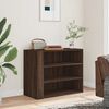 vidaXL Wall Cabinet Brown Oak 75x35x60 cm Engineered Wood