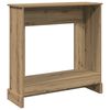 vidaXL Fireplace Surround Artisan Oak 90x30x90 cm Engineered Wood