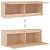 vidaXL TV Cabinets 3 pcs Solid Wood Pine