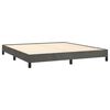 vidaXL Bed Frame without Mattress Dark Grey Super King Velvet