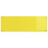 vidaXL Kitchen Backsplash 2 pcs Yellow 120 x 40 cm Tempered Glass