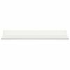 vidaXL Floating Shelf Wall-mounted 2 pcs White 40 x 18 x 2.5 cm Steel