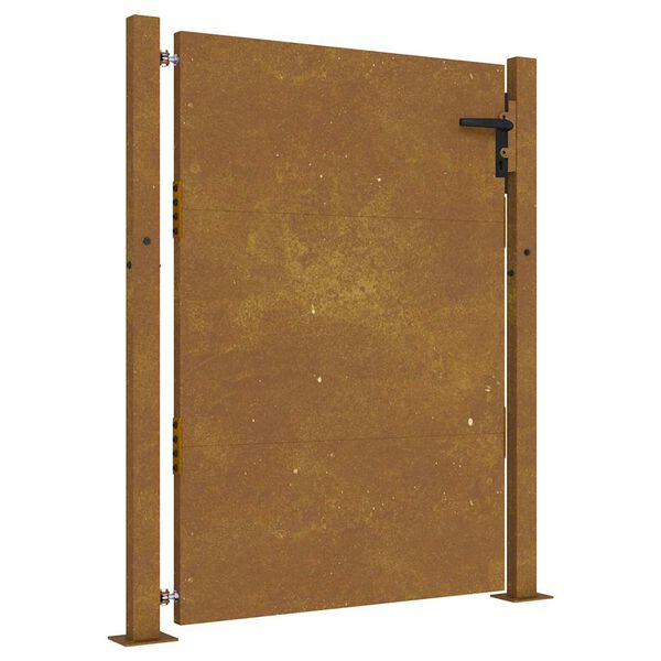 vidaXL Garden Gate 100x125 cm Corten Steel