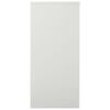vidaXL Sliding Door Cabinet Light Grey 90x40x90 cm Steel