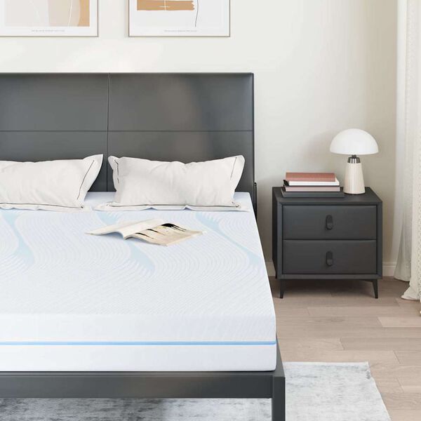 vidaXL Mattress White 140 x 200 cm Foam