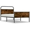 vidaXL Bed Frame without Mattress 100x190 cm Sonoma Oak Engineered Wood