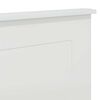 vidaXL Headboard Gloss White 200 cm Engineered Wood
