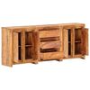 vidaXL Sideboard with 3 Drawers and 4 Doors Solid Wood