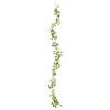 vidaXL Flower Garlands 6 pcs White 200 cm