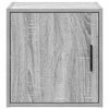 vidaXL Garage Wall Cabinets 2 pcs Grey Sonoma Engineered Wood