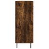 vidaXL Sideboard Smoked Oak 69.5x34x90 cm Engineered Wood