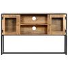 vidaXL TV Cabinet 120x30x75 cm Solid Reclaimed Wood