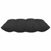 vidaXL Seat Cushions 4 pcs Black 40 x 40 x 6 cm Microfibre