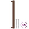 vidaXL Cabinet Handles 20 pcs Bronze 224 mm Stainless Steel
