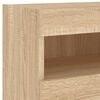 vidaXL 5 Piece TV Wall Units with LED Sonoma Oak Engineered Wood