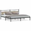 vidaXL Bed Frame without Mattress Sonoma Oak 200x200 cm Engineered Wood