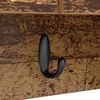 vidaXL Wall-Mounted Coat Rack Old Wood 50 x 20 x 30 cm Engineered wood