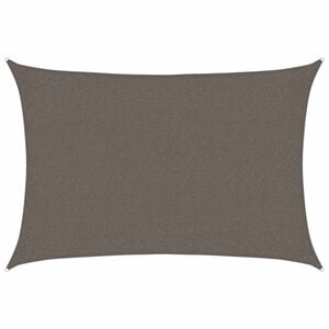 vidaXL Sunshade Sail 160 g/m&sup2; Anthracite 2x2.5 m HDPE