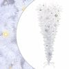 vidaXL Artificial Christmas Tree with Stand White 120 cm PVC and Steel