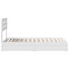 vidaXL Storage Bed with Headboard White 75 x 190 cm Engineered Wood