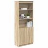 vidaXL Highboard Sonoma Oak 70x35x180 cm Engineered Wood
