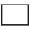 vidaXL Dining Table Legs U-Shaped 3 pcs Black 100x(72-73) cm Steel