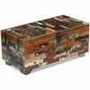 vidaXL Coffee Table Box Chest Solid Reclaimed Wood 80x40x35 cm