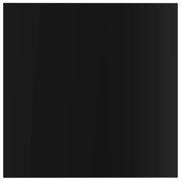 vidaXL Bookshelf Boards 4 pcs High Gloss Black 40x40x1.5 cm Engineered Wood