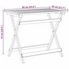 vidaXL Garden Table Folding Brown 90 x 55 x 75 cm Solid Acacia Wood