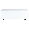 vidaXL Coffee Table High Gloss White 100x100x35 cm
