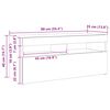 vidaXL TV Cabinet with LED Lights Sonoma Oak 90x35x40 cm