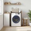 vidaXL Wash Machine Cabinet with Storage Smoked Oak 67.5 x 62 x 97 cm
