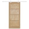 vidaXL Sliding Door Natural and white 86 x 198.5 cm