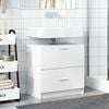 vidaXL Sink Cabinet White 59x37x59 cm Engineered Wood